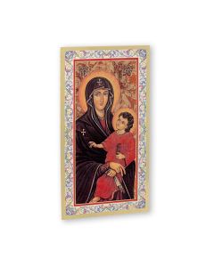 Our Lady of Romanus Holy Card