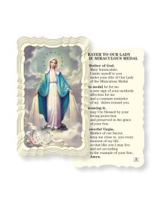 Our Lady of the Miraculous Medal Holy Card