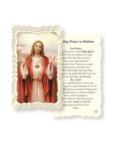 Healing Prayer At Bedtime Holy Card