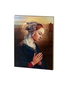 Lippi: Madonna Textured Wood Plaque