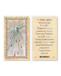 Holy Spirit Prayer - Confirmation Laminated Holy Card. Inc. of 25