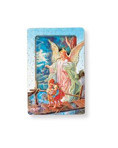 Guardian Angel Magnetic Standing Wooden Plaque