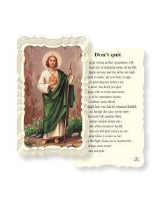 Dont Quit Holy Card