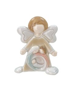 2 1/4" Christmas Angel with Holy Family