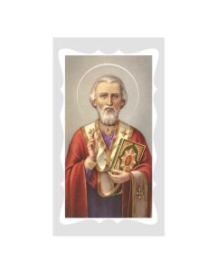 Saint Nicholas Holy Card 