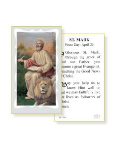 Saint Mark Holy Card 
