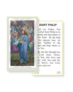 Saint Philip Holy Card 