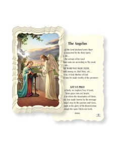 The Angelus Holy Card