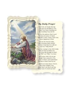 My Daily Prayer Holy Card