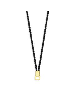 31" Black Cord with a Gold Tip