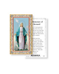 Our Lady of Grace Memorare Holy Card