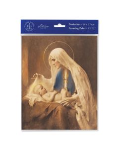 8" x 10" Chambers: Madonna and Child Print (sold in inc. of 3)