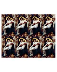 Aurora Pieta Eight-Up Micro Perforated Holy Cards
