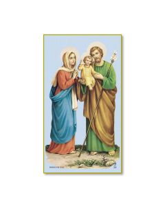 The Holy Family Holy Card