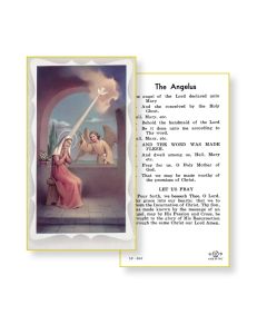 Angelus Holy Card 