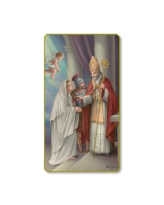St Valentine Holy Card