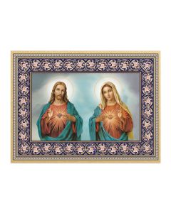 6" x 8" SHJ and IHM Italian Wood Plaque