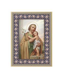 6" x 8" Saint Joseph Italian Wood Plaque