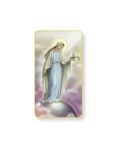 Queen of Peace Holy Card
