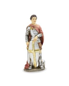 4" Cold Cast Resin Hand Painted Statue of Saint George in a Deluxe Window Box-P65