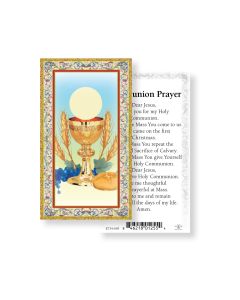 Communion Prayer Holy Card