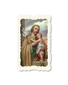 St Joseph Holy Card