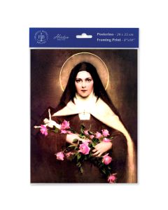 8" x 10" St. Therese Print  (sold in inc. of 3)