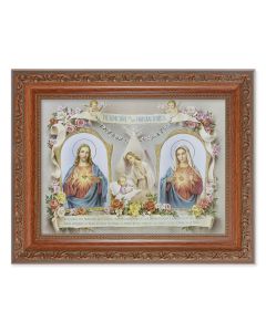 8.25" x 10.25" Ornate Wood Frame with a 6" x 8" Baby Room Blessing SHJ-IHM Print