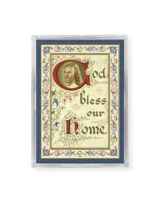 God Bless Our Home Magnetic-Easel Frame