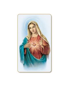 Immaculate Heart of Mary Holy Card