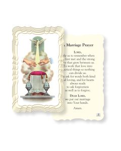 A Marriage Prayer Holy Card