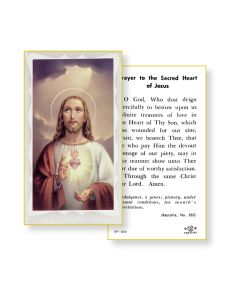 Sacred Heart of Jesus Holy Card 