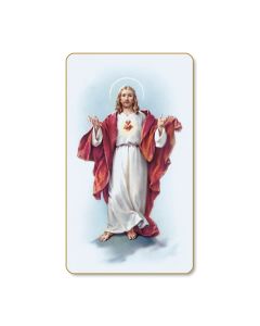 Sacred Heart of Jesus Holy Card