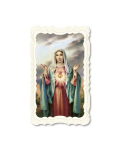 Immaculate Heart of Mary Holy Card
