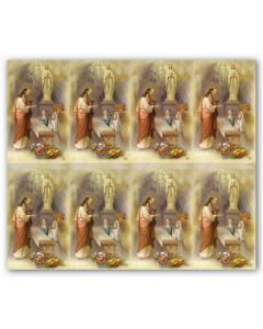 First Communion Eight-Up Micro Perforated Holy Cards