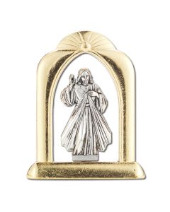 Divine Mercy Arched Standing Plaque
