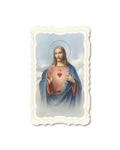 Sacred Heart of Jesus Holy Card