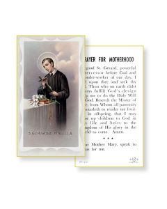 Saint Gerard Maiella Holy Card 