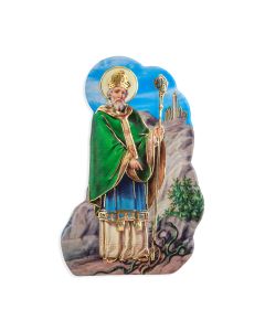 Magnetic Resin Statuette of the Saint Patrick 