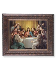 11 1/4" x 13 1/4" Art Deco Frame with an 8" x 10" The Last Supper Print