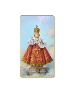 Infant of Prague Holy Card