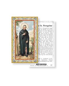 Saint Peregrine Holy Card