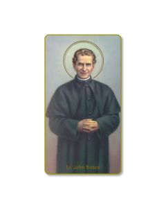 Saint John Bosco Rosary Holy Card