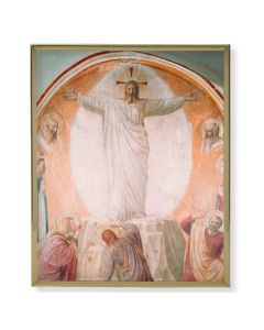 8" x 10" Gold Plaque Frame with a Transfiguration of Christ Print