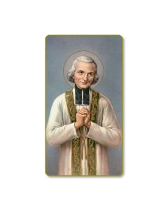 Saint John Mary Vianney Holy Card