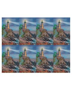 Aurora Light House Eight-Up Micro Perforated Holy Cards