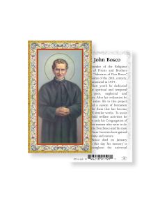 Saint John Bosco Holy Card