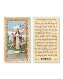 Comfort for Those Who Mourn Laminated Holy Card. Inc. of 25