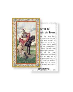 Saint Martin of Tours Holy Card