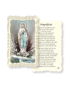 The Magnificat Holy Card